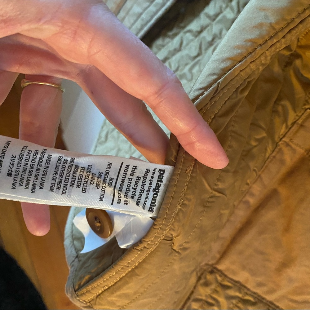 Patagonia Seldom Traveled Brown Quilted Utility Jacket - Picture 5 of 5